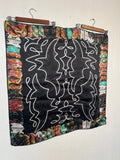 Fringe Scarves wild rag 34" x 34" LIKE NEW