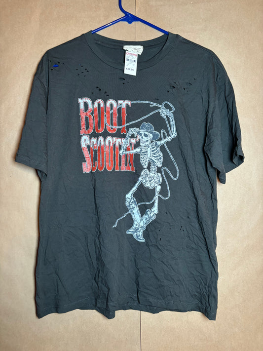 Boot Scootin' size small tee NEW WITH TAGS