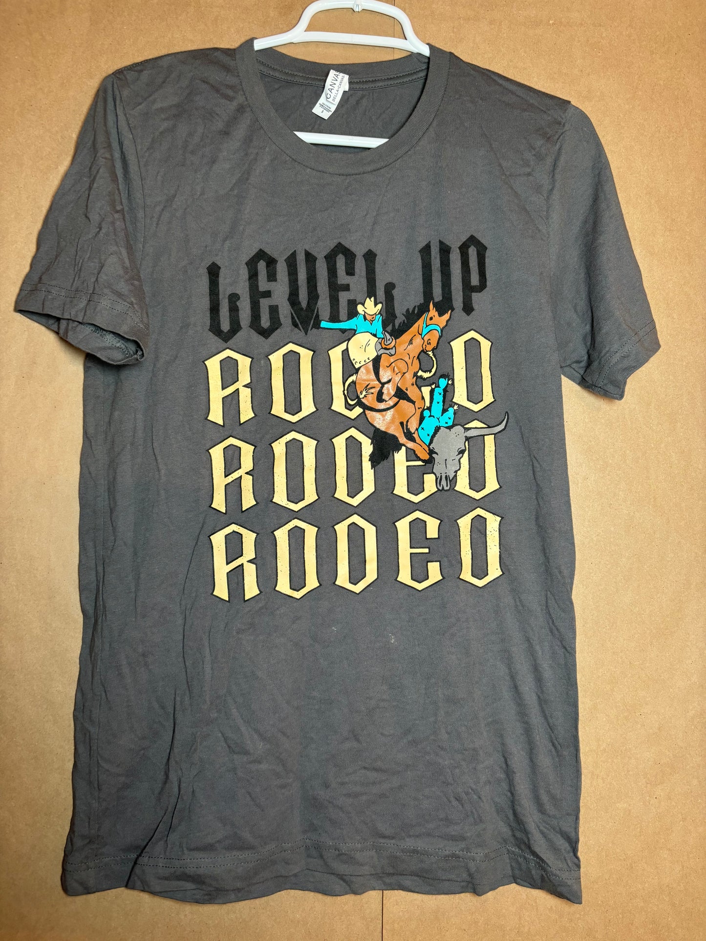 Level Up rodeo size small tee NEW WITHOUT TAGS