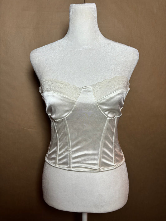 Simple size small lace corset top LIKE NEW