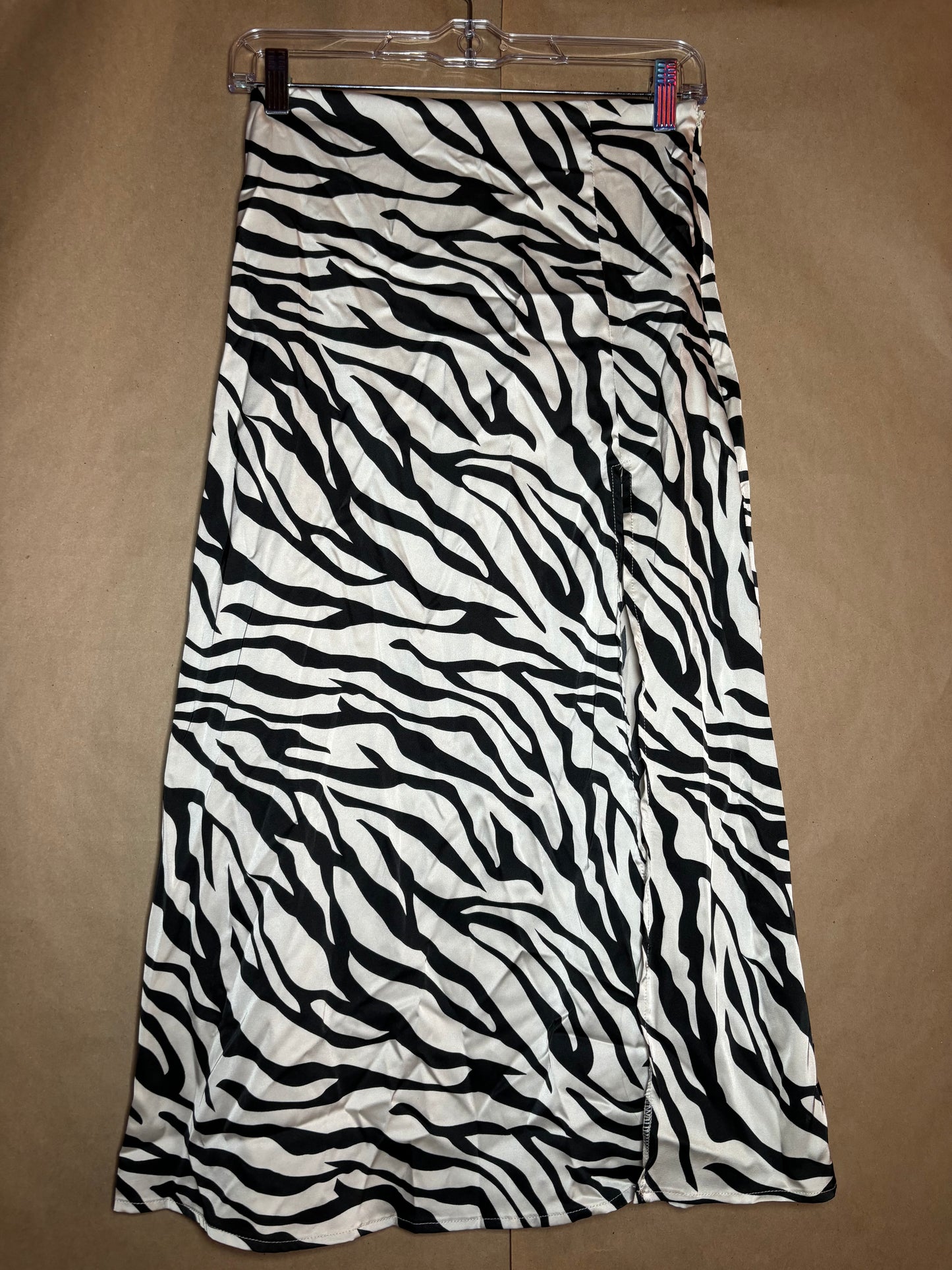 Love Tree size small zebra maxi skirt GENTLY USED