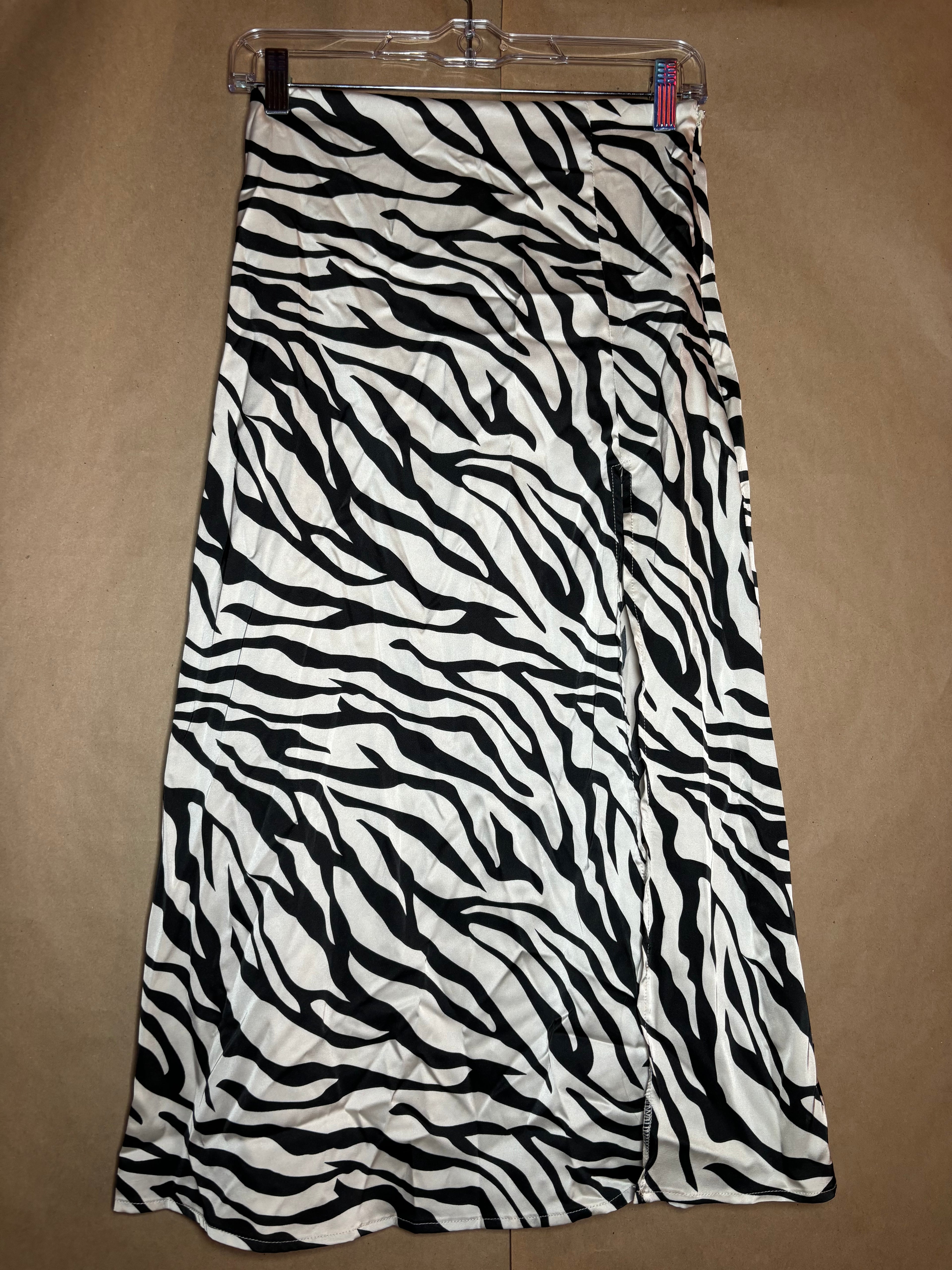 Love Tree size small zebra maxi skirt GENTLY USED