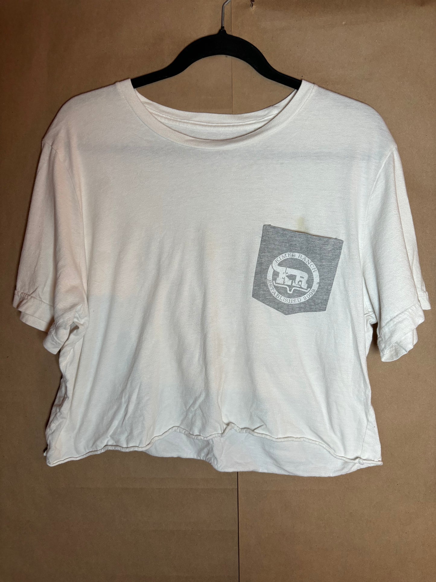 Kimes Ranch size large cropped tee GENTLY USED