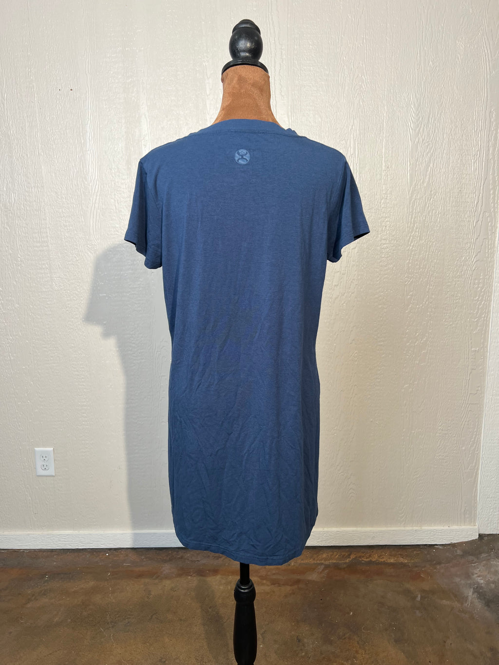 HOOEY size medium blue tshirt dress LIKE NEW