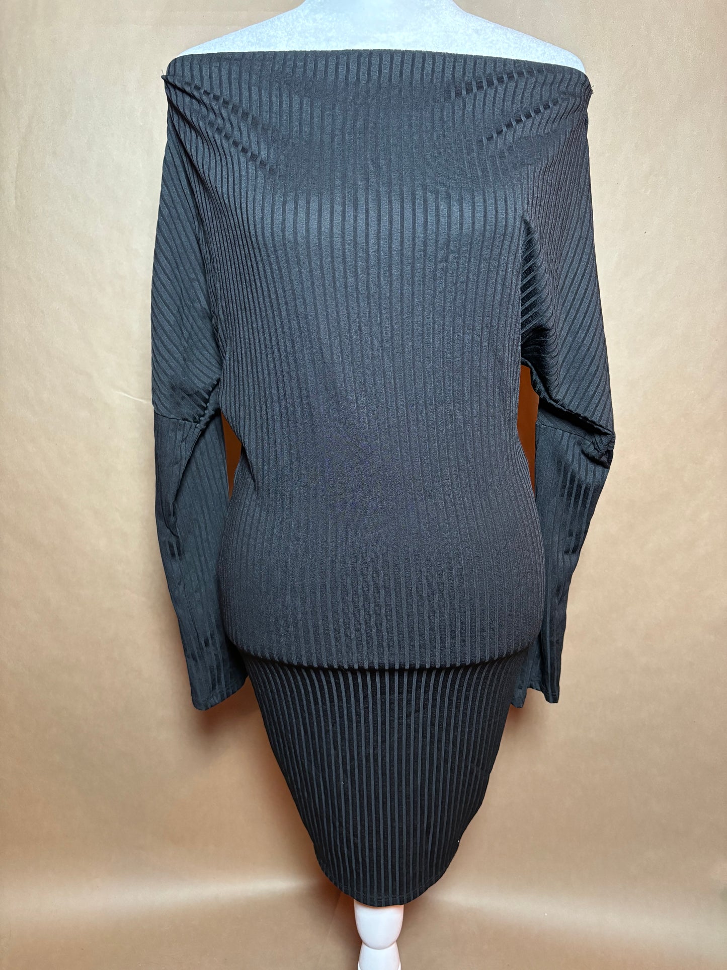 Blue Blush size small off the shoulder dress LIKE NEW