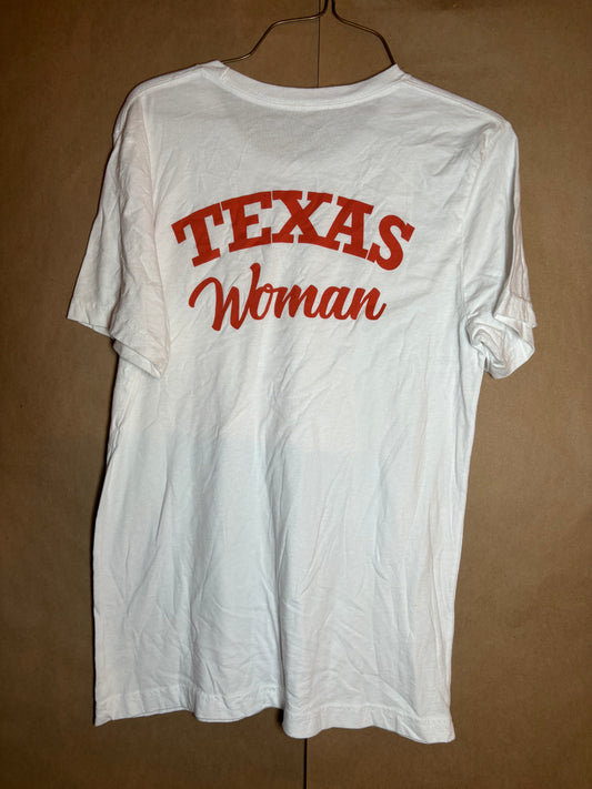 Texas Woman size medium tee GENTLY USED