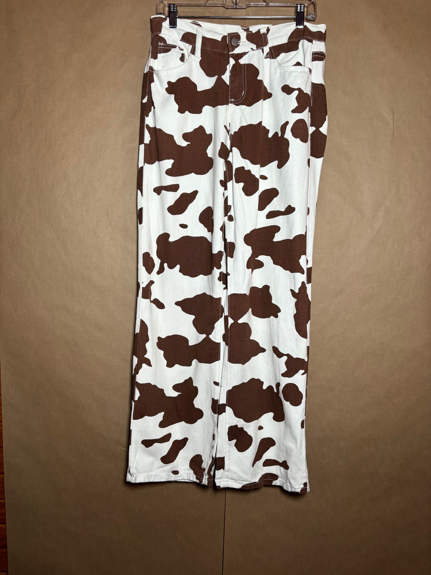 Cow print size medium jeans LIKE NEW