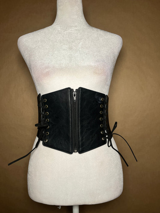 custom made size small zipper corset LIKE NEW