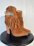 Dingo size 10 crazy train brown booties NWT
