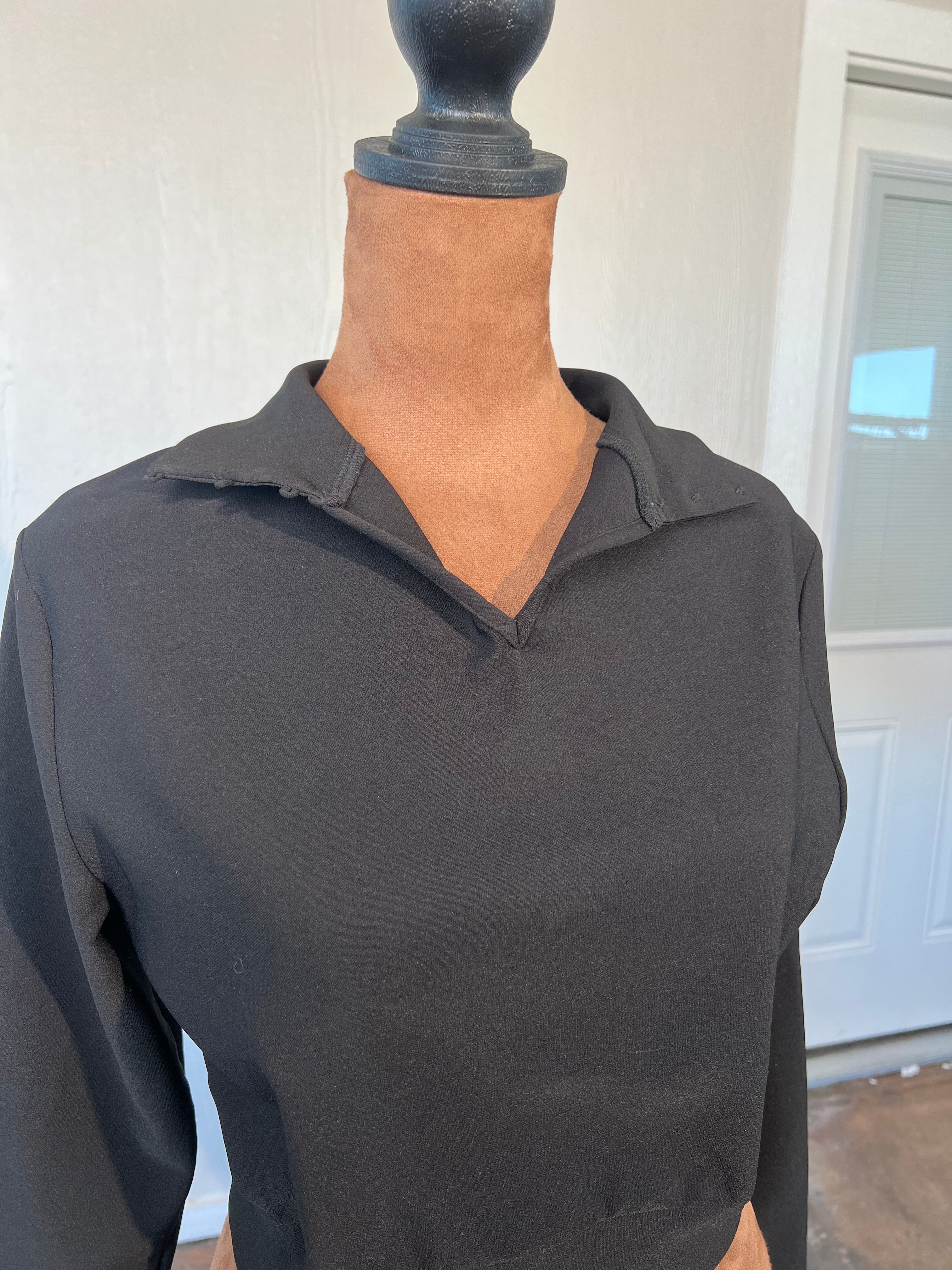 Western Gringa size small sample crop blouse USED