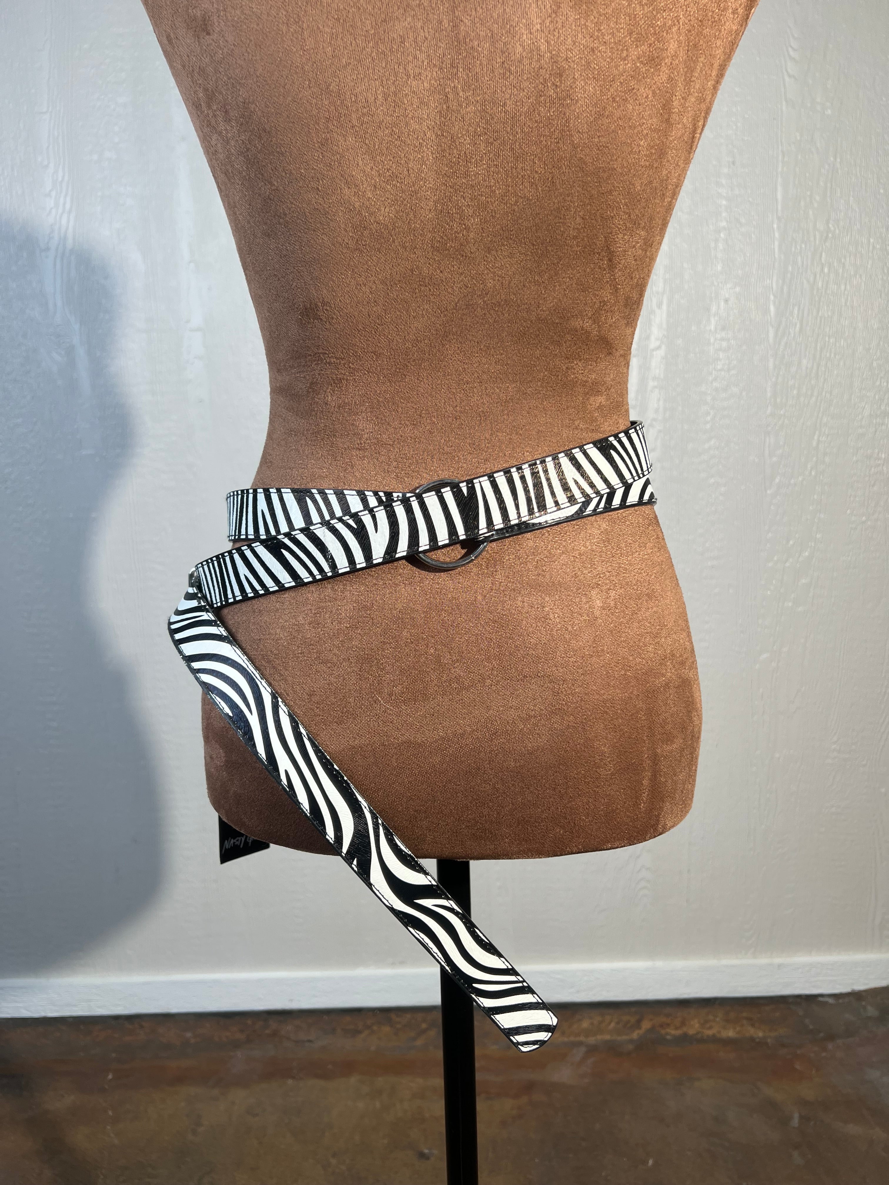 Nasty Gal size 78" double wrap belt NWT