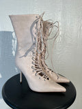 Fashion Nova size 10 heeled boots GENTLY USED