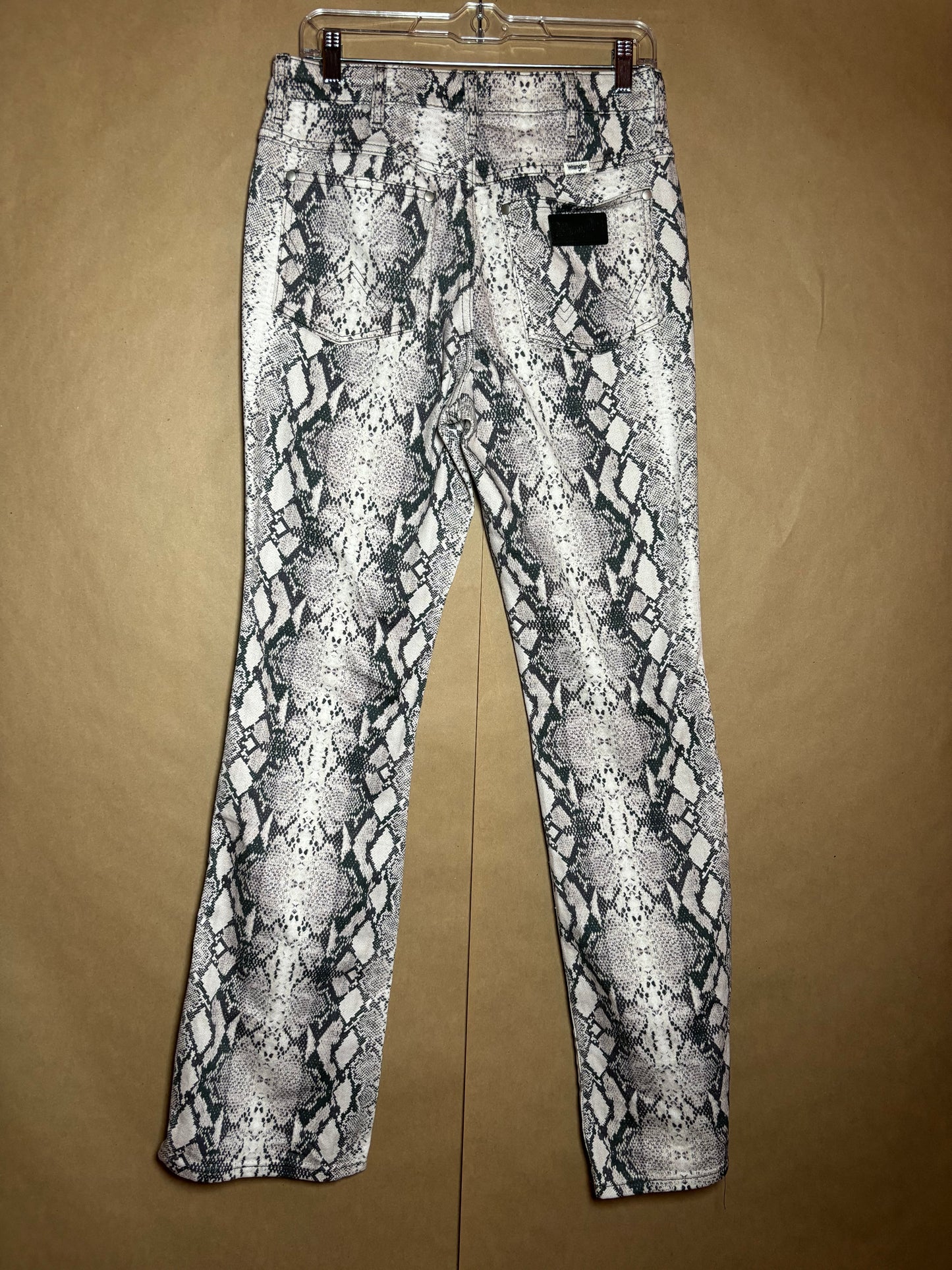 Wrangler size 28 snakeskin jeans LIKE NEW