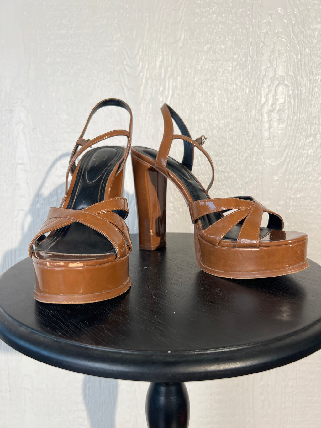 Jessica Simpson size 10 brown heels USED