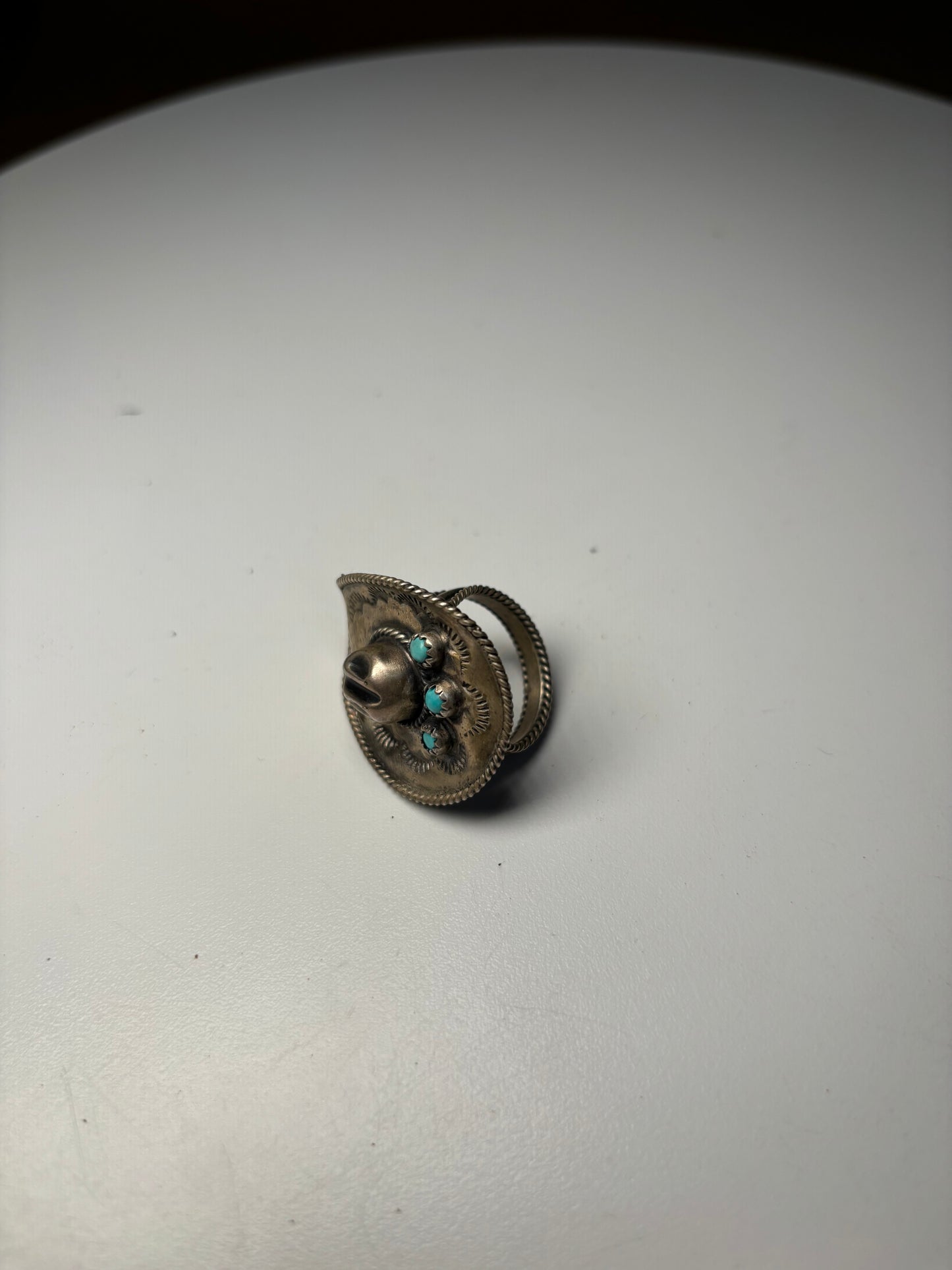 Genuine Navajo sombrero ring